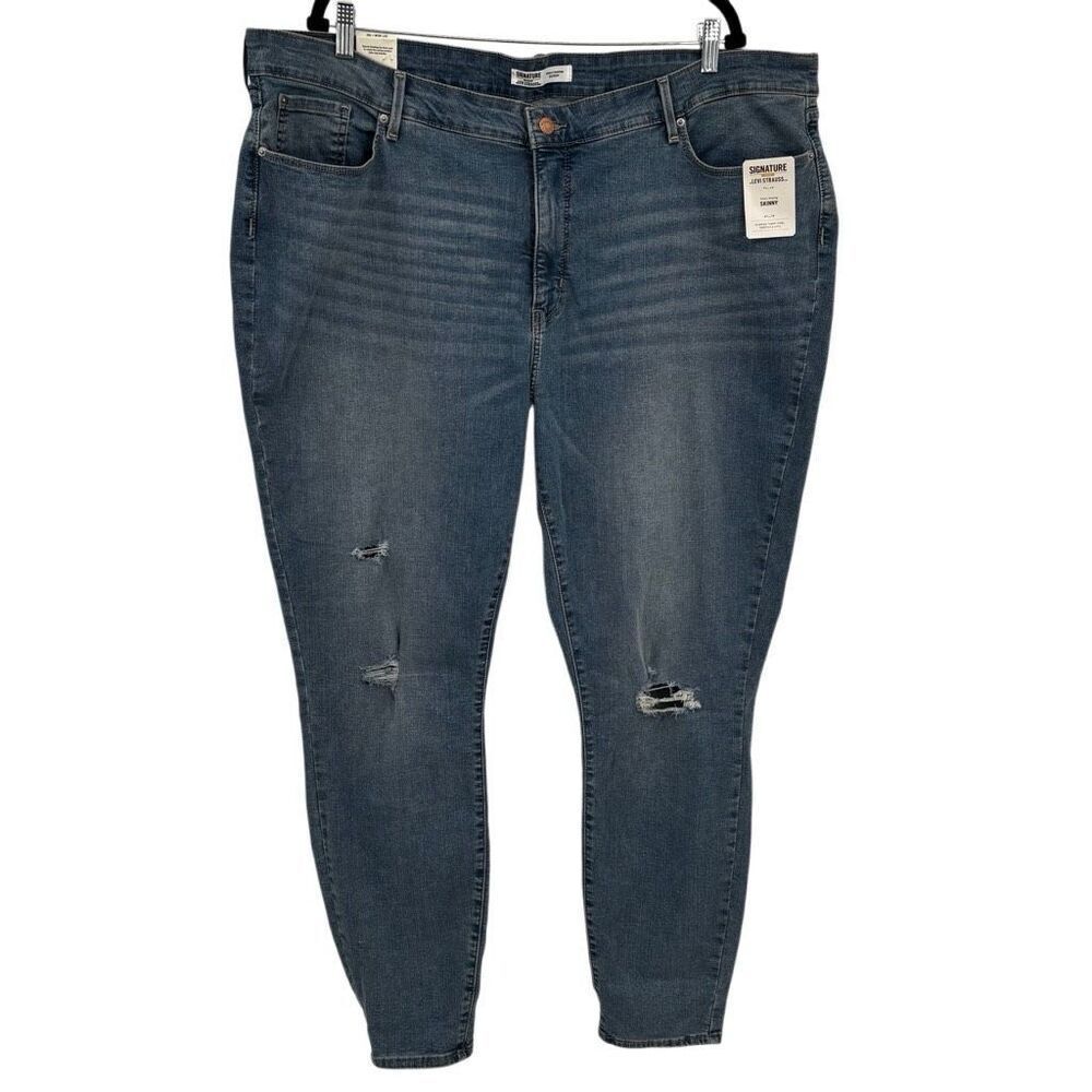 LEVI STRAUSS &‎ CO Totally Shaping Skinny Jeans Size 38X32 NWT